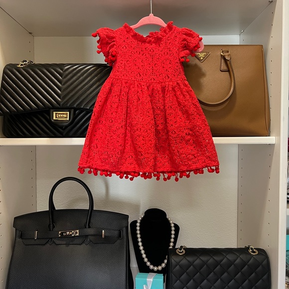 SOLD.Baby girl lace dress - Picture 2 of 5